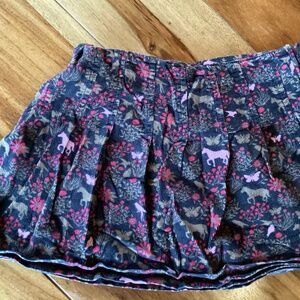 Lands End corduroy skort size 4